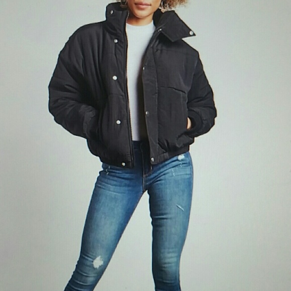 Primrose Button up Puffy Jacket - Picture 2 of 5